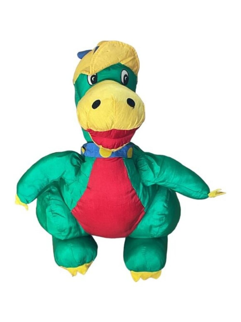 Vtg 1992 Paracutes Parachute Dinosaur Plush International Silver Co 18"